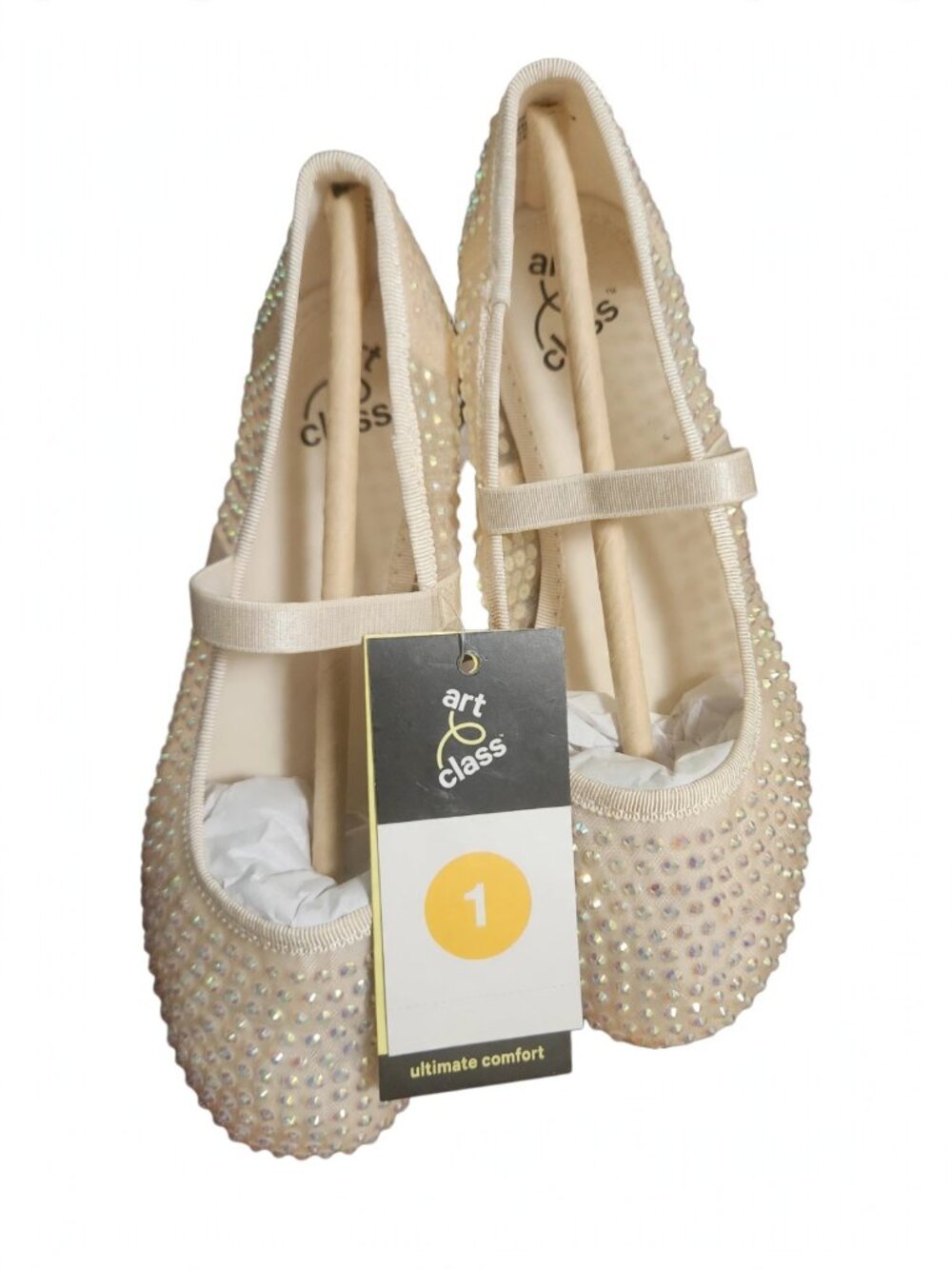 Art Class Girls Rhinestone Ballet Flats